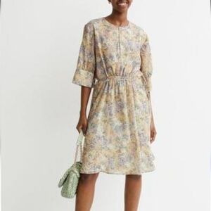 NWT H&M Floral Dress . Cottagecore